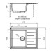Мойка Granfest Quadro 650L